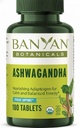 Botanical Banyan Ashwagandha Tablets – Radice di Ashwagandha Organico – Adaptogen di erbe rinomato per il supporto dell'energia naturale e supporto dello stress* – 180 compresse – Non OGM Sostenibilmente Sourced Vegan