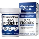 Probiotici Scelta del medico per gli uomini - 70 miliardi di CFU - 8 Strains - w/Selenium & Organic Prebiotics - Supporta la salute digestiva, Microbiome, Colon, & Immune Health - Probiotico avanzato degli uomini - 30ct
