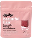 Chewsy - Belle Cuciture per capelli - promuove capelli più forti, più sani, biotina, vitamine C, A, B12, D3, Goji Berry - 6 giorni di alimentazione