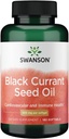 Olio di semi di ribes nero Swanson - Integratore di erbe Promuovere il sistema immunitario e il supporto di salute del cuore - Natural Formula Supporting Joints Health - (180 Softgels, 500mg Ogni)
