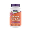 Ora Supplementi Vitamina D3 K2, 1.000 IU/45 mcg, Supporto cardiovascolare, Supporta la salute di uno, 180 capsule vegetariane - Vegan, Gluten Free, Kosher
