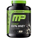 MusclePharm Combat 100% Whey Protein Powder, Cookies ‘N’ Crema Flavor, Fast Recovery & Muscle Gain with Whey Protein Isolate, Polvere proteica alta per le donne e gli uomini, senza glutine, 5 lb, 69 Servings