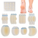 LotFancy Blister Bandages for Feet, 24 Blister Pads e 12 Acne Patches, 8 dimensioni Bandage idrocolloide, Gel sigillante impermeabile Blister Cushion Variety Pack per Toes Protection, Heel Blister Prevention