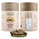 Grass-Fed Freeze-Dried Bovine Heart & Liver Capsule 3000 mg per Serving | CoQ10, Ferro da stiro, Zinco & B12 Integratore per Cuore Naturale, Energia e Supporto Immune