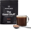 Per il benessere The Good Stuff Focus – Mocha Coffee Booster | Nootropic Collagen Creamer with MCTs for Focus, Energy & Wellness | Non-Dairy, Keto-Friendly, 30 Serve
