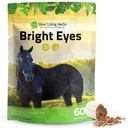 Silver Lining Herbs Bright Eyes Vitamins - Horses Eye Supplements to Support Capillary Health, Great Vision, & Overall Eye Health - Integratori di cavalli di erbe piantati - 1 lb 60-Day Supply