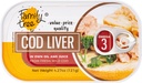 Family Tree Islandese Wild Caught Cod Liver in Own Oil 4.27 oz (confezione di 12)