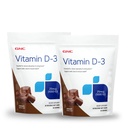 GNC Vitamina D-3 Soft Chews 1000IU - Cioccolato - Twin Pack