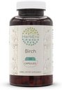 HerbEra Birch 120 capsule, 500 mg, Made con Birch (Betula Pendula) Foglia secca (120 capsule)