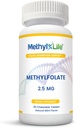 L-metilfolato 2.5 - L-5-MTHF come Magnafolate-C (2.500 mcg per compressa) - [90 compresse masticabili]