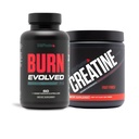 Sculpt Nation da V Shred Burn Evolved 2.0 e Premium Creatine Fruit Punch Powder Bundle