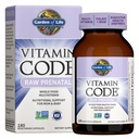 Giardino della vita Multivitamina Prenatale per le donne da tutti gli alimenti con Biotina, Ferro e Folato non Acido Folico, Probiotici per il supporto immunitario - Vitamin Code La gravidanza cruda deve avere - 180 capsule