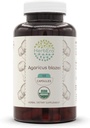 HerbEra Agaricus Blazei USDA Organic 120 Capsule | Natural Herbal Supplement | Capsule Vegetariani Organici Certificati e Agaricus Blazei Organici (Agaricus blazei murill) Fungo essiccato (120 Capsule)