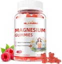 Magnesio Gummies per Uomini Donne Natural Magnesium Citrate Gummy Supplemento Zucchero Supporta il rilassamento muscolare, Metabolismo energetico