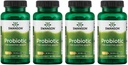 Swanson Probiotico per la salute digestiva GI Tratto Immune Support Travelers Support 20 miliardi di CFU con Prebiotic FOS 60 Veggie Capsule (4 Pack)