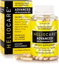 He-lioc-a-re Adv-ANC-ed Niacin B3 Supplemento: Fernblock PLE Extract 240mg Per Serving - Supporta la salute delle cellule della pelle W/Antioxidant Rich Vitamin B3 Niacin 500 mg - 120 capsule vegane