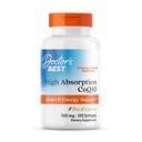 Migliore coQ10 ad alto assorbimento del medico con BioPerine, senza glutine, naturalmente fermentato, salute del cuore, produzione di energia, 100 mg, 120 Conte