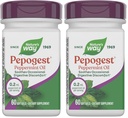Via della natura Pepogest Peppermint olio, Soothes Occasional Gastrointestinal Discomfort*, 60 Softgels (Pacchetto di 2)