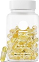 Rituale Omega 3 - Vegan - Dose di acidi grassi DHA & EPA in 2:1 Ratio, Biodisponibile, Supporto per la salute del cervello e del cuore, Minimal Burp-Back, Microalghe alimentate in modo sostenibile, Alimentazione di 30 giorni