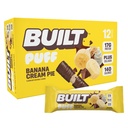 Bar costruito, Barre di proteine di Puff, Panna di banana Pie Puff, 17g Snack proteici, Barre On-The-Go, Solo 140 Calorie, 6g Zucchero, Collage, senza glutine, 12 conte