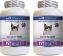 cat Eyesight Supplement - Cats Eye Health Complex - Formula Avanzata per la vista - Boost Immune - Bilberry for Cats - 2 Bottiglie (120 compresse)