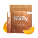 Immune ReadyTM Electrolytes Powder Packets – Immunity Boost Drink Mix con vitamina C, Zinc Picolinate, Inulina Powder & Beta Glucan – Zucchero-Free Peach-Mango, 15 Serve