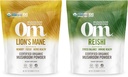 OM MUSHROOM SUPERFOOD 7.05oz Bundle, polvere di funghi organici Mane & Reishi di Lion, 200 Servings