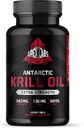 Antartico Krill olio 1000 mg con Omega-3s EPA, DHA, Astaxantina e Phospholipids 60 Softgels