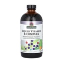 La risposta della natura Liquid Vitamina B-Complex supporta i livelli di energia sana | promuove la funzione sana di nerve | All-Natural Tangerine Flavor | Gluten-Free & Benzoate-Free 16oz