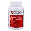 Protocollo Glucosamina & Chondroitin con MSM - Supporto congiunto* - Supplemento condroitina MSM - Non OGM & Dairy Free - 90 Tappi di Veg