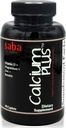 Saba Calcium Plus - Bone Strength - Calcio, Magnesio, Potassio, Vitamina D, Zinco, Betaina - OGM, Soia, Gluten ingredienti gratuiti - Integratore alimentare completo per la salute del chiodo, Immune - 90 Caplets