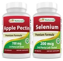 I migliori naturali mela pectina 700 mg & selenio 200 mcg
