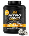 Muscletech Whey Protein Powder (Cookies & Cream, 5LB) - Nitro-Tech Whey Protein Isolate Smoothie Mix per muscolare magra e recupero - 24g di Whey Gold Protein per le donne e gli uomini - Packaging May Vary