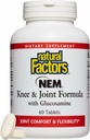 Fattori naturali, NEM Knee & Joint Formula, promuove flessibilità e comfort, 60 compresse