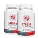Silver Fern Stress Complex Supplement - Senza caffeina - Dormire, Peggiore, Mood & More - con integratori di zafferano, L-teanina Supplemento, & Myo-inositol - Natural Stress Relief Supplement (Pack of 2)