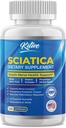 Sciatic Nerve Relief: Advanced Support Supplement per Sciatica – Potente Alpha Lipoic Acid & Turmeric & Herbal Relief Ingredienti – Made in USA, 120 Capsule (120 Count (Pack of 1), Unflavored)