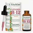 Liquido B12 Vitamina Sublingual – Vitamina Liquida All-Natural Vegan B12 Gocce – Non OGM Adenosylcobalamin Methylcobalamin B12 Supplemento – Aumentare il vostro sistema immunitario, Metabolismo, Energia e Focus!