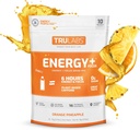 TRULABS Endurance, Energy + Focus, Miscela di bevanda in polvere, Ananas arancio (10ct)
