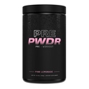 PWDRS polvere di pre-allenamento, tutto naturale pre allenamento per energia, pompa, resistenza e resistenza, con caffeina (Pink Lemonade)