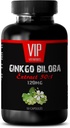 Vitamine per il cervello e la memoria - Ginkgo BILOBA 120MG - Estratto 50:1, Gingko biloba Complex, Ginkgo biloba Supplements, Brain Memory Supplements, Memory Supplements for Brain, Memory Pills, 1Bottle