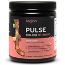 LEGION Pulse Pre Workout Supplemento - Tutto naturale Nitric Oxide Preworkout Drink per aumentare l'energia, Creatina Free, naturalmente addolcito, Beta Alanine, Citrulline, Alpha GPC (Caffeina Free Sour Candy)