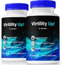 (2 Pack) Virtility Up Pills, Virtility ufficialeUp per gli uomini, Supporta l'energia, la stamina e le prestazioni, Tutto il supporto naturale per il benessere generale, Maschio capsule Review, Formula Premium (120 capsule)