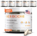 Meno- Menopausa bilancia ormonale per le donne, Estrogen Soy Isoflavones Menopause Supplemento per le donne, Ashwagandha, Nero Cohosh Hot Flashes Menopause Relief, Night Sweats Relief 360Caps