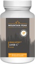 Mountain Peak Nutritionals Liver C - Integratore d'organo aiuta a mantenere la funzione e la produzione di energia dal fegato sano - w/Siliphos® & Mushrooms - Integratore alimentare anallergico (90 capsule vegetariane)
