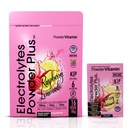 PolvereVitamina Elettroliti Polvere Plus, Keto, Limonata di lampone, Zucchero Libero, Sale himalayano rosa, Potassio di 1000mg, Calcio di 120mg, Magnesio di 120mg, Non OGM, Calorie Zero, (16 Imballaggi di idratazione)