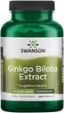 Estratto di Cigno Ginkgo Biloba 24% 60 Milligrammi 240 capsule