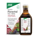 Floradix Floravital Liquid Iron & Vitamin Formula - Supplemento di ferro liquido con C & B Vitamine & Erbe per il supporto energetico - Vegan, senza glutine, senza lievito e non OGM - 8.5 Fl Oz