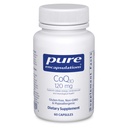 Pure Encapsulations CoQ10 120 mg - Coenzyme Q10 Supplemento per la salute del cuore, l'energia, gli antiossidanti, la salute del cervello e della memoria - Salute cellulare, cognizione e supporto cardiovascolare* - 60 capsule
