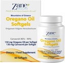 130 mg Carvacrol - 150 mg Olio di origano per Softgel. Estratto di olio di origano di concentramento più alto del mondo. Olio di origano di Zane Hellas. Softgel Contiene il 30% di olio essenziale greco di origano. 120 Softgels.