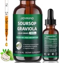 Graviola Soursop Leaf Extract Liquid - Soursop Bitters Liquid, Immune Boost, Relax, Liver and Sleep, Vegan, Sugar & Gluten Free, 98% Absorption Rate, Natural Flavor, 2 mesi di fornitura 60ML
